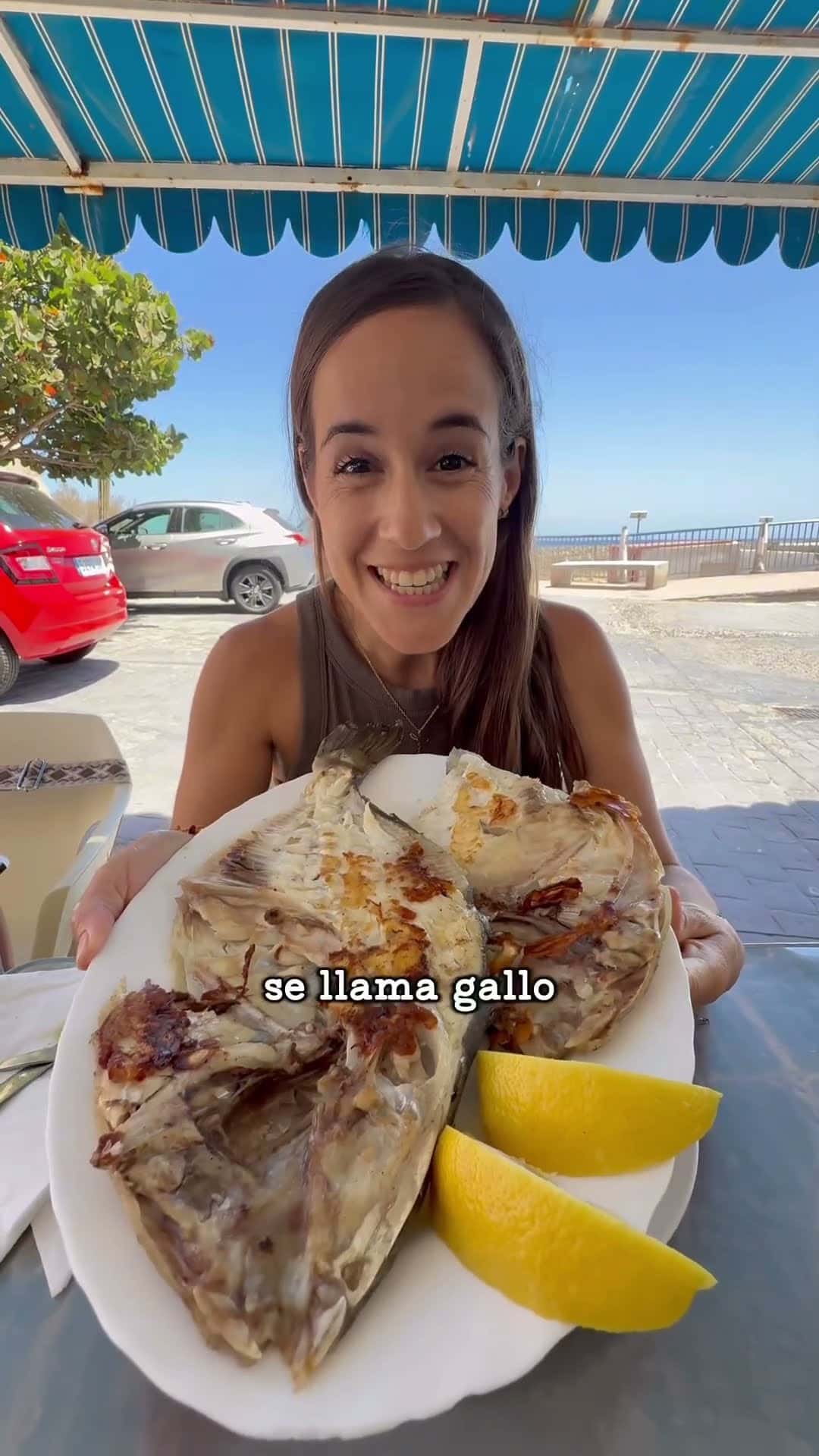 Fotograma de la visita de Jonay y Joana a Rincón del Marinero